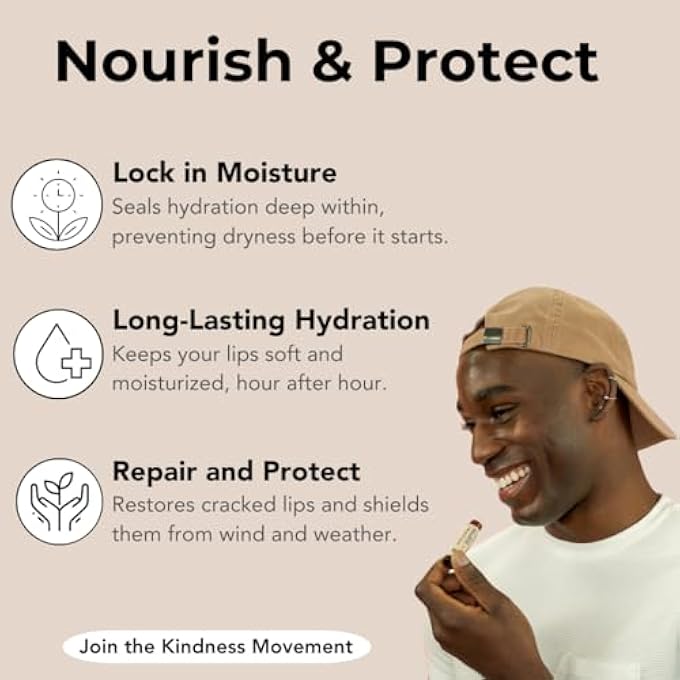 Kind Lips LIP BALM - NOURISHING & MOISTURIZING LIP CARE FOR DRY LIPS MADE FROM SHEA BUTTER, BEESWAX WITH VITAMIN E | VANILLA LEMON FLAVOR | 0.15 OUNCE (PACK OF 3) - Image 4